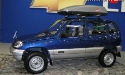 2 499 р. Накладки на двери (молдинги) Стандарт Chevrolet Niva 2123 дорестайлинг (2002-2008) (Неокрашенные)  с доставкой в г. Керчь. Увеличить фотографию 4