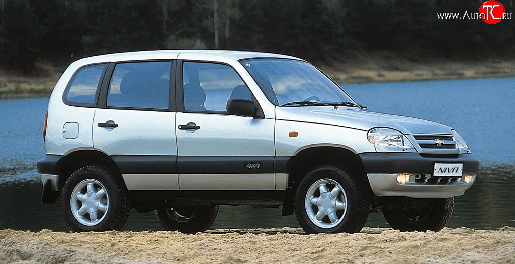 2 499 р. Накладки на двери (молдинги) Стандарт Chevrolet Niva 2123 дорестайлинг (2002-2008) (Неокрашенные)  с доставкой в г. Керчь