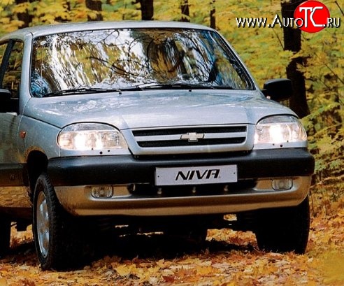 3 289 р. Передний бампер Стандартный Chevrolet Niva 2123 дорестайлинг (2002-2008) (Окрашенный)  с доставкой в г. Керчь