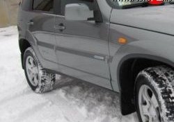 3 799 р. Пороги накладки Bertone Лада 2123 (Нива Шевроле) 2 рестайлинг (2020-2021) (Неокрашенные)  с доставкой в г. Керчь. Увеличить фотографию 2