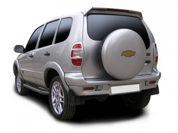 2 199 р. Спойлер 3H Chevrolet Niva 2123 дорестайлинг (2002-2008) (Без места под стоп-сигнал, Неокрашенный)  с доставкой в г. Керчь. Увеличить фотографию 2