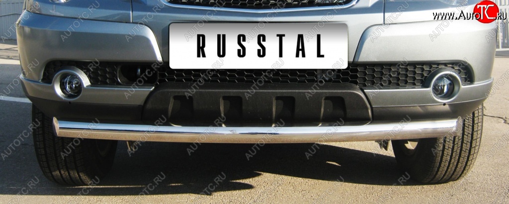 16 749 р. Защита переднего бампера (Ø76 мм, нержавейка) SLITKOFF  Chevrolet Niva  2123 (2009-2020), Лада 2123 (Нива Шевроле) (2009-2021)  с доставкой в г. Керчь