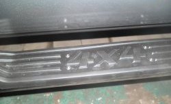 12 849 р. Защита порогов со вставками для ног Protection Лада 2123 (Нива Шевроле) 2 рестайлинг (2020-2021)  с доставкой в г. Керчь. Увеличить фотографию 2