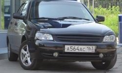 499 р. Решетка бампера 21728 Priora Sport верхняя Лада Приора 2172 хэтчбек дорестайлинг (2008-2014)  с доставкой в г. Керчь. Увеличить фотографию 2