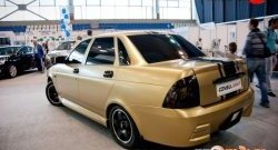 9 799 р. Задний бампер Консул  Лада Приора  2170 (2007-2014) седан дорестайлинг (Неокрашенный)  с доставкой в г. Керчь. Увеличить фотографию 2