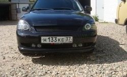 3 599 р. Накладка переднего бампера LS Лада Приора 2172 хэтчбек дорестайлинг (2008-2014) (Неокрашенная)  с доставкой в г. Керчь. Увеличить фотографию 12