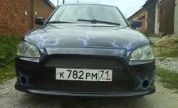 9 399 р. Передний бампер Lancer Style Лада Приора 2172 хэтчбек дорестайлинг (2008-2014) (Неокрашенный)  с доставкой в г. Керчь. Увеличить фотографию 7