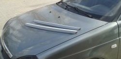 919 р. Накладка радиаторной решётки Челси Лада Приора 2172 хэтчбек дорестайлинг (2008-2014) (Неокрашенная)  с доставкой в г. Керчь. Увеличить фотографию 5