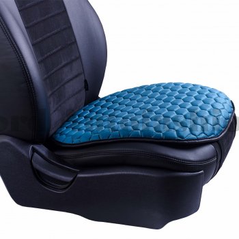 699 р. Подушка для сиденья универсальная Lord Autofashion Комфорт+ (велюр)   (Бирюзовый)  с доставкой в г. Керчь. Увеличить фотографию 2