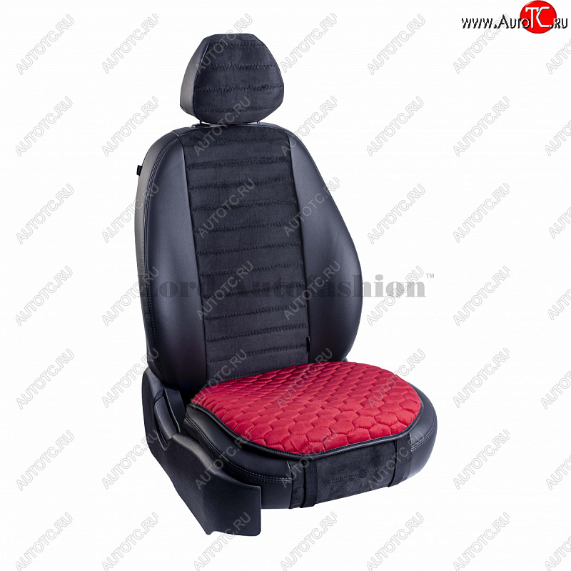 699 р. Подушка для сиденья универсальная Lord Autofashion Комфорт+ (велюр)   (Бронза)  с доставкой в г. Керчь