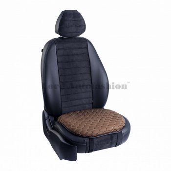 Подушка для сиденья универсальная Lord Autofashion Комфорт+ (велюр)  (Коричневый)