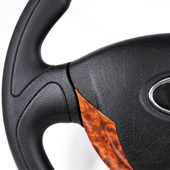 3 389 р. Рулевое колесо Turbo (Ø360 мм) Лада Приора 2170 седан дорестайлинг (2007-2014) (Дерево)  с доставкой в г. Керчь. Увеличить фотографию 5