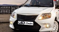 9 599 р. Передний бампер LSD-Condor  Лада Гранта ( 2190,  2191) (2011-2017) седан дорестайлинг, лифтбэк дорестайлинг  (Неокрашенный)  с доставкой в г. Керчь. Увеличить фотографию 2