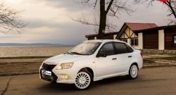 3 099 р. Пороги накладки Флагман  Datsun mi-DO (2014-2021), Datsun on-DO (2014-2021), Лада Гранта ( 2190,  2191) (2011-2017), Лада Гранта FL ( 2191,  2190,  2194,  2192) (2018-2025), Лада Гранта Спорт ( 2191,  2190) (2023-2025), Лада Калина ( 1118,  1117,  1119,  2192,  2194) (2004-2018), Лада Калина Спорт ( 1119,  2192) (2008-2018) (Неокрашенные)  с доставкой в г. Керчь. Увеличить фотографию 6