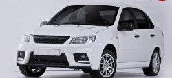 689 р. Реснички GTC на фары Лада Гранта Спорт 2190 седан рестайлинг (2023-2025) (Неокрашенные)  с доставкой в г. Керчь. Увеличить фотографию 9
