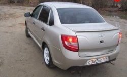 1 099 р. Лип спойлер GT Лада Гранта Спорт 2190 седан рестайлинг (2023-2025) (Неокрашенный)  с доставкой в г. Керчь. Увеличить фотографию 2