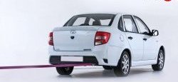 11 499 р. Задний бампер GTS Лада Гранта 2190  дорестайлинг (2011-2017) (Неокрашенный)  с доставкой в г. Керчь. Увеличить фотографию 3