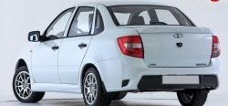 Задний бампер GTS Лада Гранта  2190 (2011-2017) седан дорестайлинг
