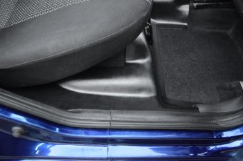 2 099 р. Накладки на ковролин пола Petroil Tuning Лада Гранта FL 2190 седан рестайлинг (2018-2025) (Задние боковые)  с доставкой в г. Керчь. Увеличить фотографию 2
