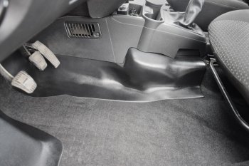 2 129 р. Накладки на ковролин пола Petroil Tuning Лада Гранта 2191 лифтбэк дорестайлинг  (2013-2017) (Передние тоннельные)  с доставкой в г. Керчь. Увеличить фотографию 3