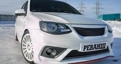 9 599 р. Передний бампер Реванш Лада Калина 2192 хэтчбек (2013-2018) (Неокрашенный)  с доставкой в г. Керчь. Увеличить фотографию 2