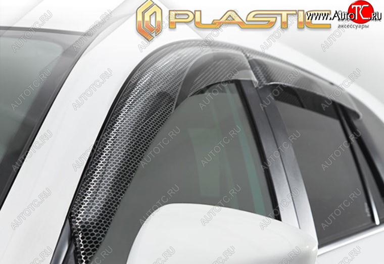 2 159 р. Дефлектора окон CA-Plastic  Лада Нива Трэвел (2021-2025) (212300-80) (Серия Art черная, Без хром молдинга)  с доставкой в г. Керчь