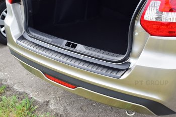 1 189 р. Накладка защитная на задний бампер Petroil Tuning  Лада Гранта FL  2191 (2018-2025) лифтбэк рестайлинг (Текстурная поверхность)  с доставкой в г. Керчь. Увеличить фотографию 4