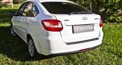 1 039 р. Защитная накладка на задний бампер RA  Лада Гранта  2191 - Гранта FL  2191  с доставкой в г. Керчь. Увеличить фотографию 2