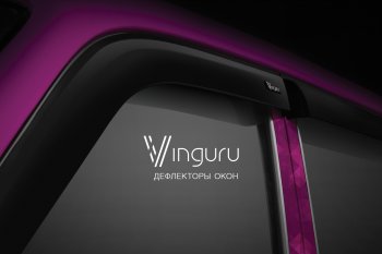 1 099 р. Дефлекторы окон Vinguru Лада Гранта 2191 лифтбэк дорестайлинг  (2013-2017)  с доставкой в г. Керчь. Увеличить фотографию 2