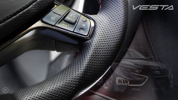 19 699 р. Анатомическое рулевое колесо Grand Sport  Лада XRAY - Ларгус (С подогревом, На базе руля клиента)  с доставкой в г. Керчь. Увеличить фотографию 4