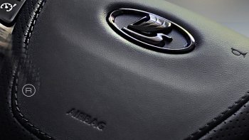 14 199 р. Анатомическое рулевое колесо Grand Sport Лада Веста SW 2181 универсал дорестайлинг (2017-2022) (Без подогрева, На базе руля клиента)  с доставкой в г. Керчь. Увеличить фотографию 7