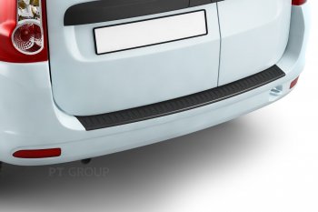 1 039 р. Накладка защитная на задний бампер Petroil Tuning  Лада Ларгус (2012-2021) дорестайлинг R90 (Текстурная поверхность)  с доставкой в г. Керчь. Увеличить фотографию 3