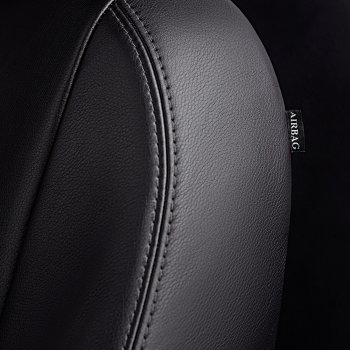 9 449 р. Чехлы для сидений (5 мест) Lord Autofashion Турин Ромб (экокожа, спинка и сиденье 60/40, 3 Г-образных подголовника)  Лада Ларгус (2012-2021) дорестайлинг R90 (Черный, вставка черная, строчка черная)  с доставкой в г. Керчь. Увеличить фотографию 5