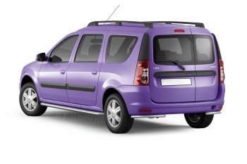 8 919 р. Рейлинг (Черный муар) Комфорт LADA Largus 2012-  Лада Ларгус (2012-2025) дорестайлинг R90, рестайлинг R90 (Черный муар)  с доставкой в г. Керчь. Увеличить фотографию 2