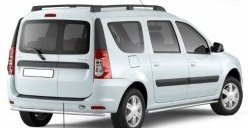 1 039 р. Накладка защитная на задний бампер Petroil Tuning  Лада Ларгус (2012-2021) дорестайлинг R90 (Текстурная поверхность)  с доставкой в г. Керчь. Увеличить фотографию 3