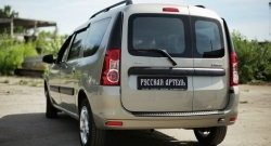 1 099 р. Верхняя накладка на задний бампер RA v2 Лада Ларгус дорестайлинг R90 (2012-2021)  с доставкой в г. Керчь. Увеличить фотографию 2
