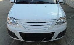 1 399 р. Решётка радиатора верхняя Sport Лада Ларгус дорестайлинг R90 (2012-2021) (Неокрашенная)  с доставкой в г. Керчь. Увеличить фотографию 8