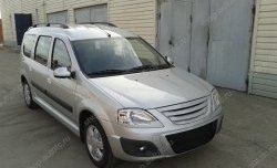 1 399 р. Решётка радиатора верхняя Sport Лада Ларгус дорестайлинг R90 (2012-2021) (Неокрашенная)  с доставкой в г. Керчь. Увеличить фотографию 2