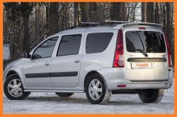 Спойлер Артформ v1 Лада Ларгус дорестайлинг R90 (2012-2021) (Окрашенный в цвет автомобиля)