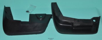 Брызговики Duster-Guard ПЕРЕДНИЕ широкие (2 шт) LADA Largus Cross 2012- Лада Ларгус (2012-2025) дорестайлинг R90, рестайлинг R90