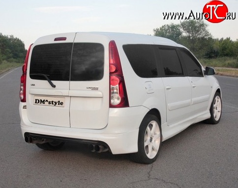 9 999 р. Задний бампер DMstyle  Лада Ларгус (2012-2021) дорестайлинг R90 (Неокрашенный)  с доставкой в г. Керчь