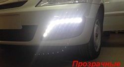 5 399 р. Вставки под ПТФ с ДХО в передний бампер Тюн-Авто  Лада Ларгус (2012-2021) дорестайлинг R90 (Стандарт)  с доставкой в г. Керчь. Увеличить фотографию 13