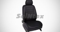 Чехлы для сидений SeiNtex (экокожа, 5 мест, 60/40) Лада Ларгус (2012-2025) дорестайлинг R90, рестайлинг R90 (Цвет: черный/черный)