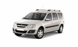 8 919 р. Рейлинги на автомобиль Petroil Tuning Лада Ларгус дорестайлинг R90 (2012-2021) (Серебристый муар)  с доставкой в г. Керчь. Увеличить фотографию 2