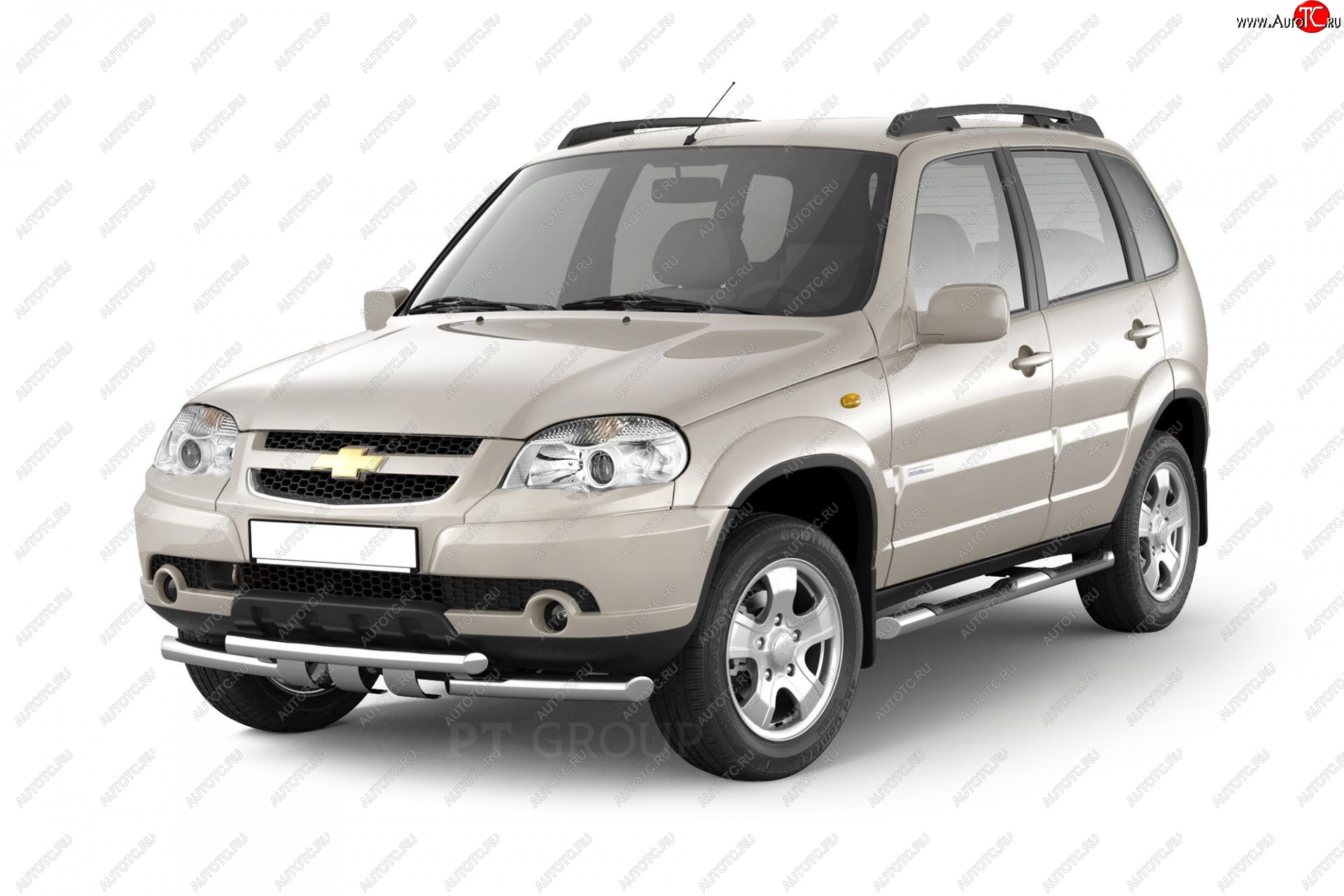 13 949 р. Защита переднего бампера двойная из труб d63/51 мм Petroil Tuning  Chevrolet Niva  2123 (2009-2020), Лада 2123 (Нива Шевроле) (2009-2021) (Нержавеющая полированная сталь)  с доставкой в г. Керчь