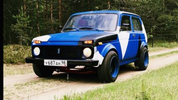 11 999 р. Стеклопластиковый капот BadBoy Лада нива 4х4 2121 Урбан (2019-2021) (Неокрашенный)  с доставкой в г. Керчь. Увеличить фотографию 10
