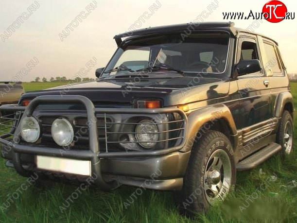5 099 р. Накладки на колёсные арки CT Лада нива 4х4 2121 Урбан (2019-2021) (Неокрашенные)  с доставкой в г. Керчь