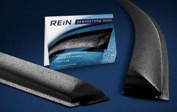 389 р. Дефлектора окон REIN (накладные) Лада нива 4х4 2131 Урбан 3 дв. дорестайлинг (2014-2019) (цвет: белый)  с доставкой в г. Керчь. Увеличить фотографию 3