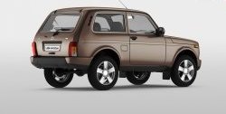3 299 р. Бампер задний Urban  Лада Нива 4х4  2121 - нива 4х4 ( 2131,  2121 Бронто,  2121,  2121 (Legend)) (Неокрашенный, Без креплений)  с доставкой в г. Керчь. Увеличить фотографию 3