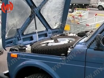 Упор капота MV-Tuning ВИС 2346 ( бортовой,  фургон,) (1998-2025), ВИС 23461 ( бортовой,  фургон,) (1998-2025), Лада Нива 4х4  2121 (1977-2019), Лада нива 4х4 ( 2131,  2121 Бронто,  2121,  2121 (Legend)) (2014-2025)
